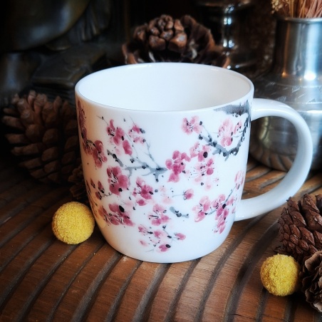 Tasse Kyoto, fleurs de sakura