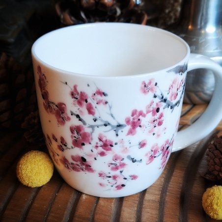 Tasse Kyoto, fleurs de sakura