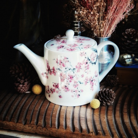 Théière Kyoto, fleurs de sakura 1,2L