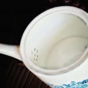 Théière Kobe, camélia bleu 1,2L 2