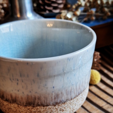 Bol matcha "shimo", céramique traditionnelle Japon