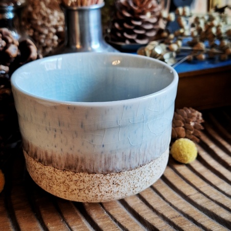 Bol matcha "shimo", céramique traditionnelle Japon