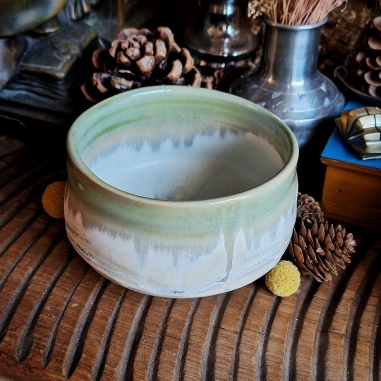 Bol matcha "midori", céramique traditionnelle Japon