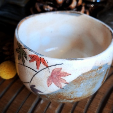 Bol matcha "Momiji", céramique traditionnelle Japon