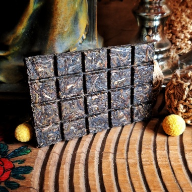 Double dragon Pu'er vert Brique 120g (sheng)