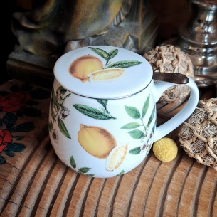 Tasse citron de Sicile couvercle et filtre intégré 2