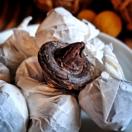 Récolte d'Ambre de Simao, thé compréssé