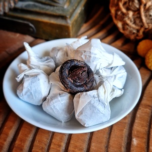 Récolte d'Ambre de Simao, thé compréssé 2