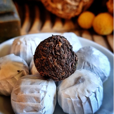 Œil du dragon thé noir de Pu-erh