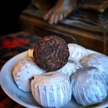 Œil du dragon thé noir de Pu-erh