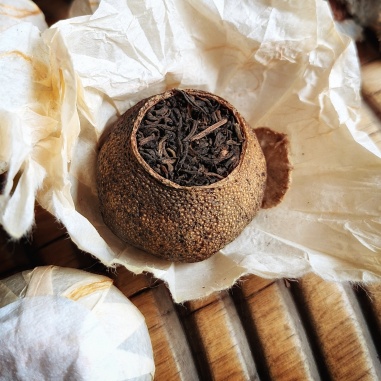 Pu'erh (Shu) mandarine boîte x6