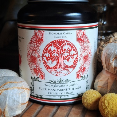 Pu'erh (Shu) mandarine boîte x6