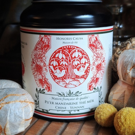 Pu'erh (Shu) mandarine boîte x6