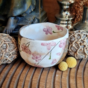 Bol matcha Sakura, céramique traditionnelle