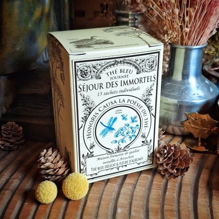 Séjour des immortels, thé bleu oolong, sachets individuels