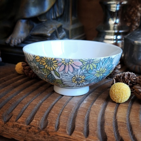 Tasse Sanctuaire (chrysanthème bleue).