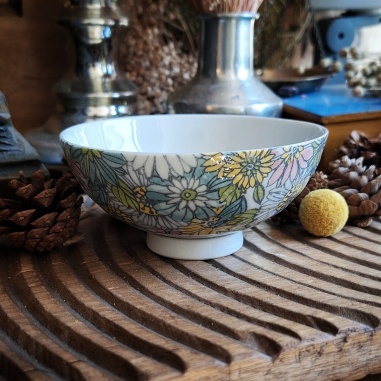 Tasse Sanctuaire (chrysanthème bleue).