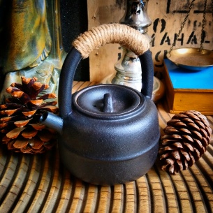 Théière sanctuaire noir anthracite 0,45L