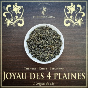 Joyau des 4 plaines, thé vert Szechwan