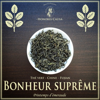 Bonheur suprême, thé vert Fujian