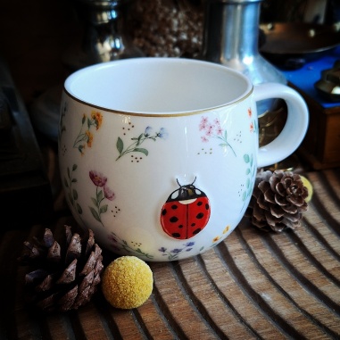 Tasse English-breakfast coccinelle