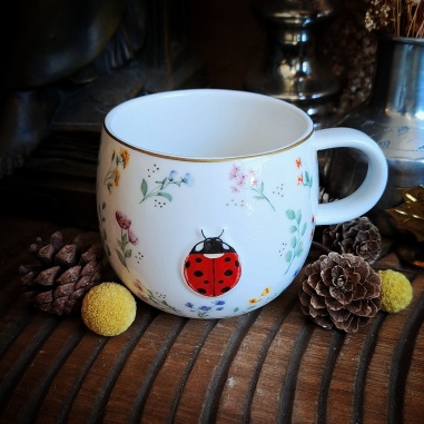 Tasse English-breakfast coccinelle