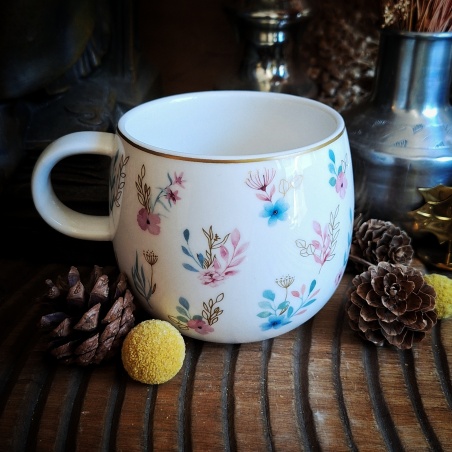 Tasse English-breakfast papillon