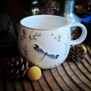 Tasse English-breakfast libellule 2