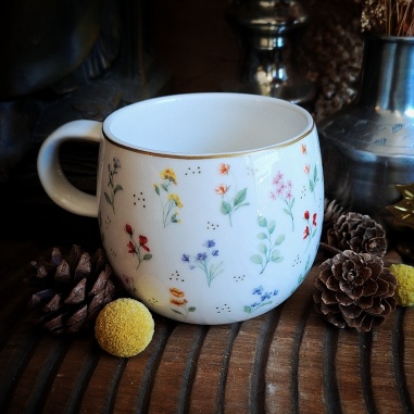 Tasse English-breakfast libellule