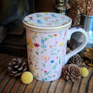 Tasse jardin du désir, couvercle et filtre intégré.
