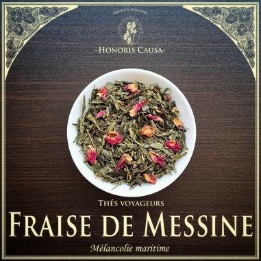 Fraise de Messine, thé vert