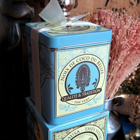 Boîte Coco Belize, thé vert 150 grammes