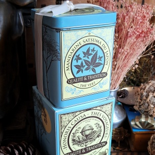 Boîte Mandarine satsuma du Japon, thé vert 150 grammes 2