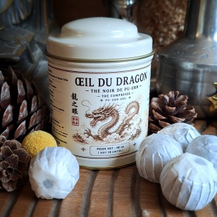 Œil du dragon thé noir de Pu-erh