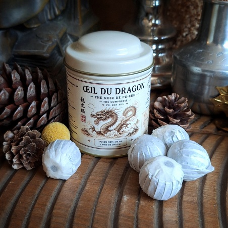 Œil du dragon thé noir de Pu-erh