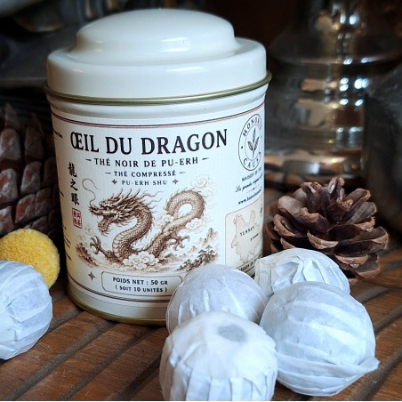 Œil du dragon thé noir de Pu-erh