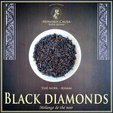Assam black diamonds thé noir bio