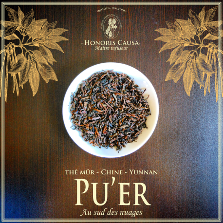 Pu'er thé noir mûr bio