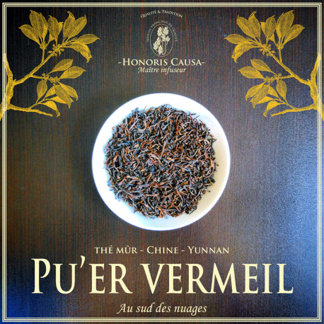 Pu'er vermeil thé noir mûr bio