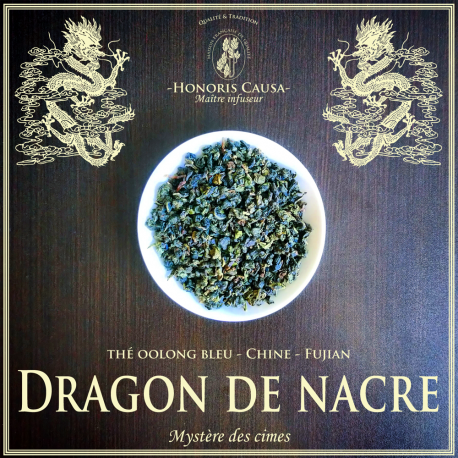 Dragon de nacre thé bleu oolong