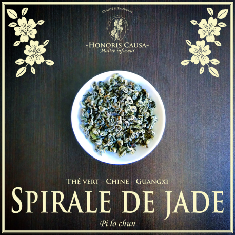 Spirale de jade thé vert