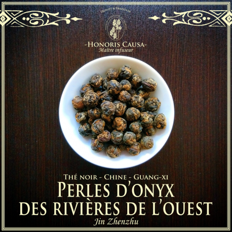 Perles d'onyx des rivières de l'ouest, thé noir