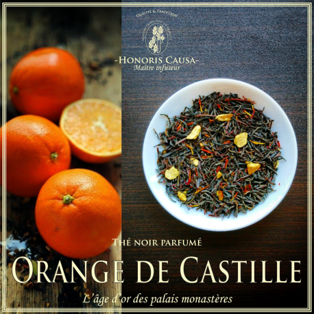 Orange de Castille thé noir bio