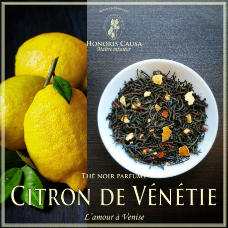 Citron de Vénétie, thé noir
