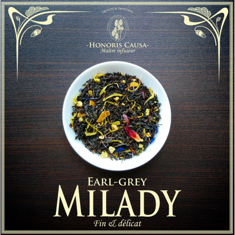 Milady Earl-grey thé noir bio