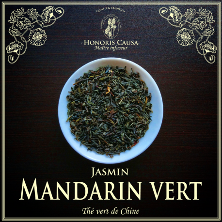 Mandarin vert, thé vert jasmin