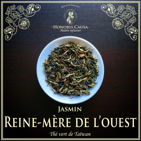 Reine-mère de l'ouest, thé vert jasmin