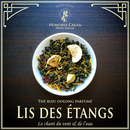 Lis des étangs, thé bleu oolong