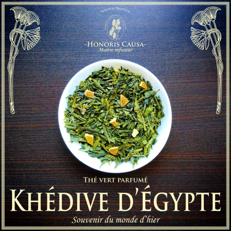 Khédive d'égypte, thé vert bio