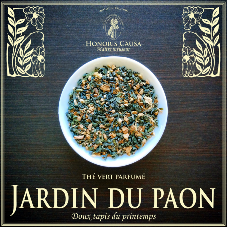 Le jardin du paon,  thé vert bio